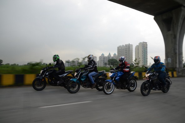 NS160 vs FZ-S vs Gixxer vs Hornet.