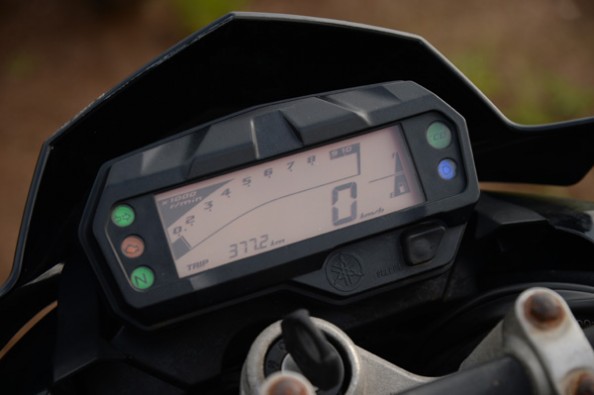 Well layed-out instrument cluster.