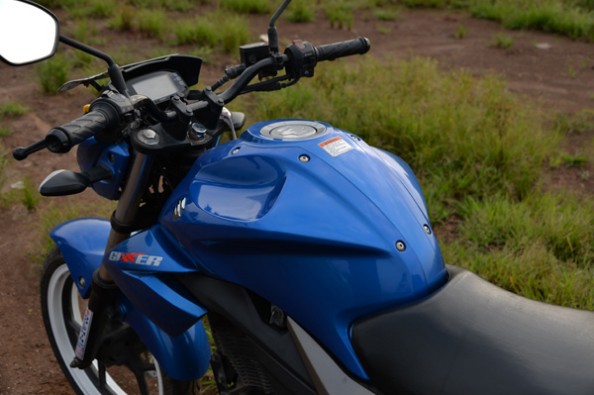 Gixxer can be had in Suzuki's famous blue shade.