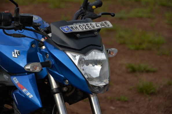 Beaky headlight design.