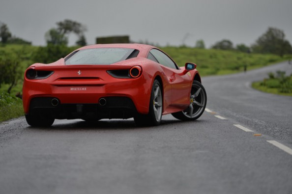 Tidy rear-end on the 488.