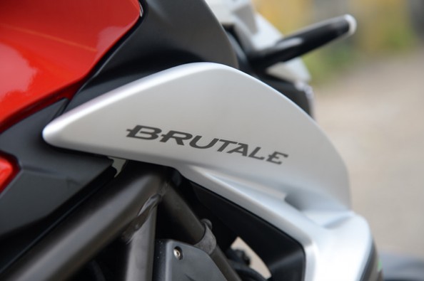 Swoopy lines on the Brutale.