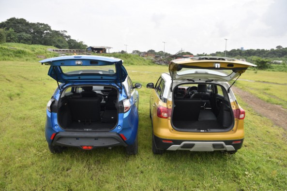 Both cars have good boot space.