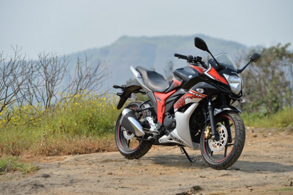 Suzuki Gixxer SF ABS front.