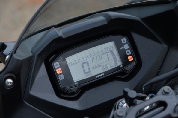 Well layed-out instrument cluster.