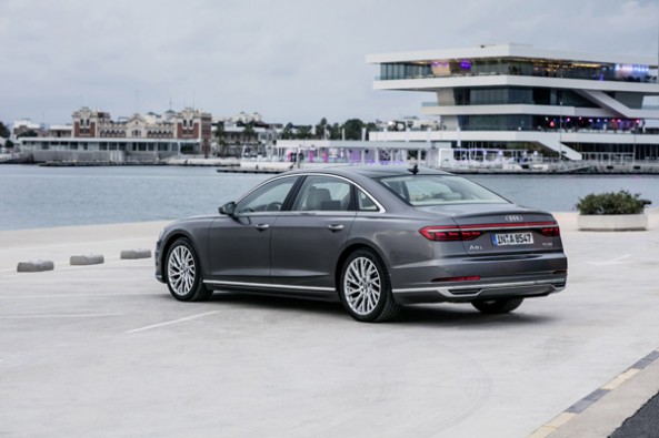 Audi A8 rear.