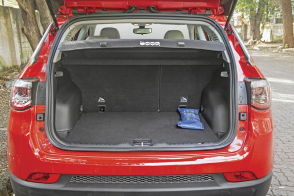 Jeep Compass interior.