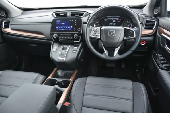 Honda CR-V interior.