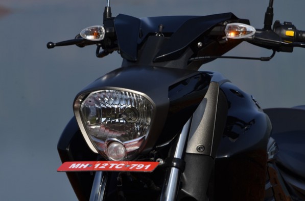 Large front headlamp.