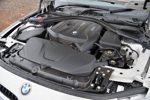 The powerful motor in the 330i.