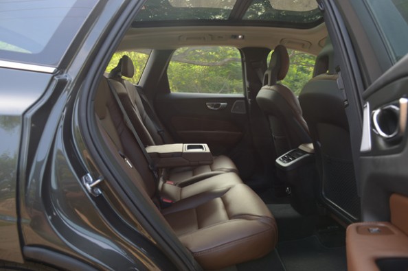 Decent rear legroom and headroom.