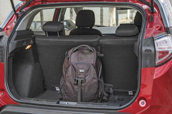 Nexon's impressive boot space.