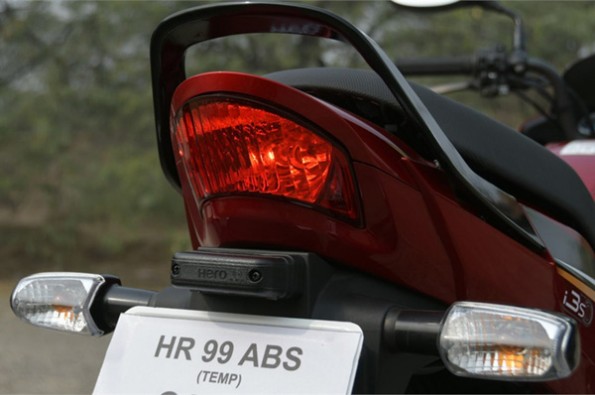 Integrated tailamp design looks modern.