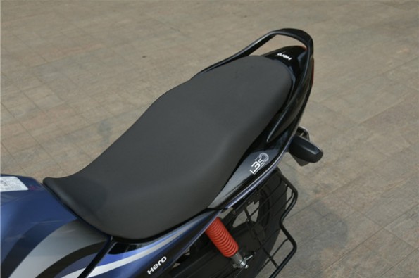 The more-comfortable seat on the Pro.