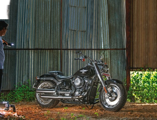 The famous Fat Boy stance.