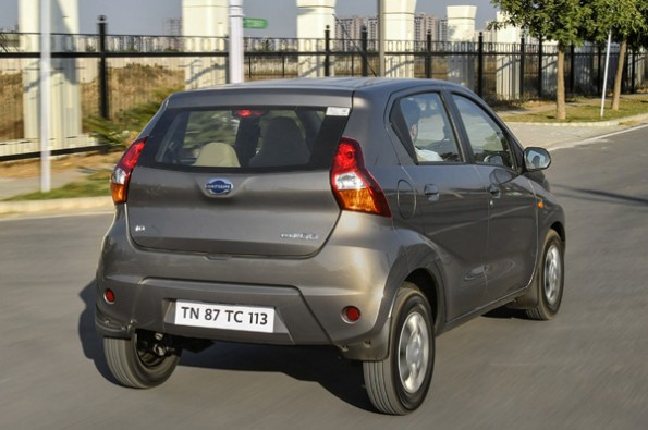 The rear view of the Redigo.