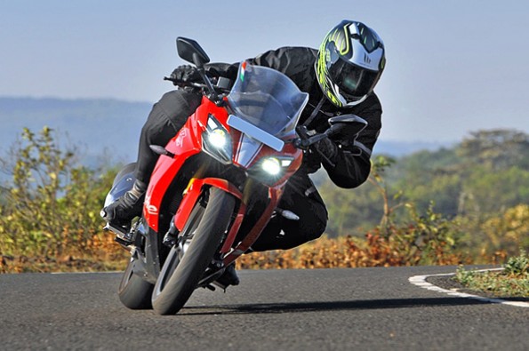 The RR 310 is forgiving around corners.