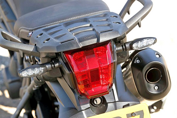 The rear-end looks basic and purposeful.