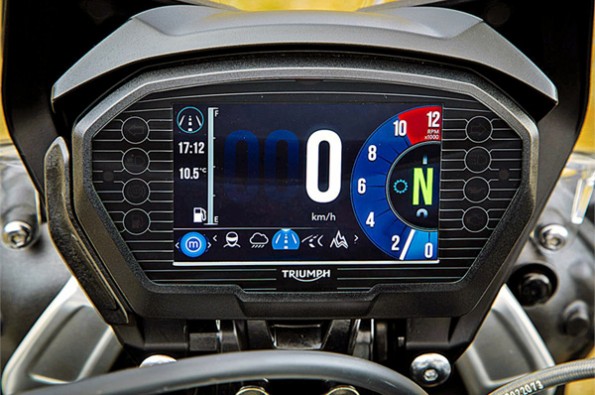 The easy to use full-colour screen.