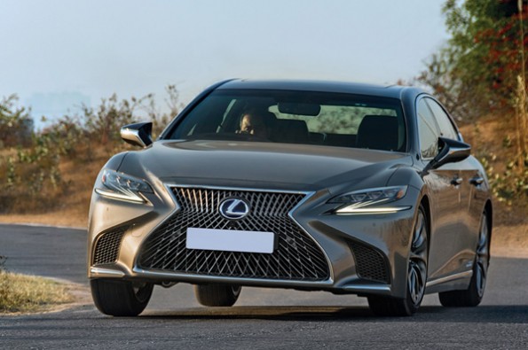 The huge grille looks like a modern art piece.