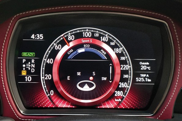 High-tech fully-digital instrumentation.