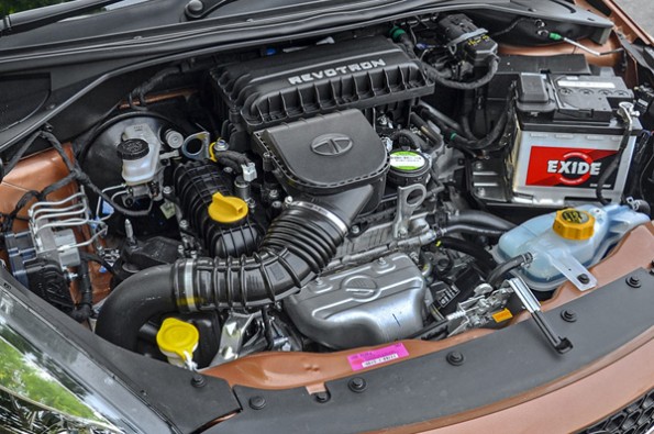 The 1.2 litre petrol motor is quicker in Sport mode.