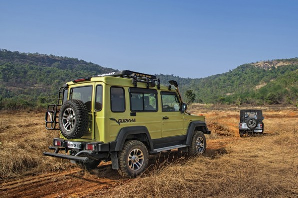 The Thar has the more powerful powertrain.