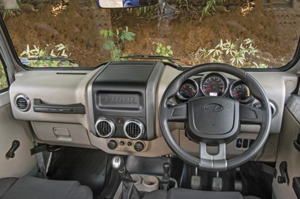 The Thar's interiors are considerably nicer.
