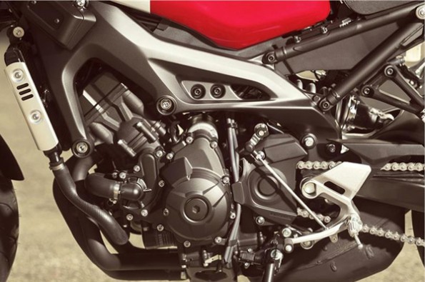 The big inline-three cylinder engine.