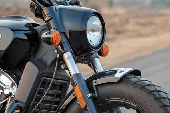 The headlight cowl looks well-designed.