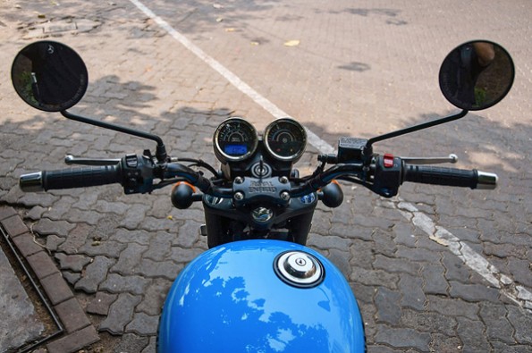 The new handlebar makes the bike more agile in the city.