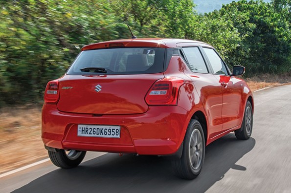 The Swift looks much bigger than the i10.