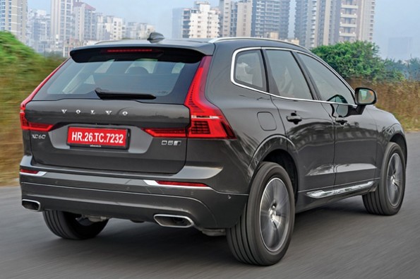 The tailight has a sharp sculpted design.