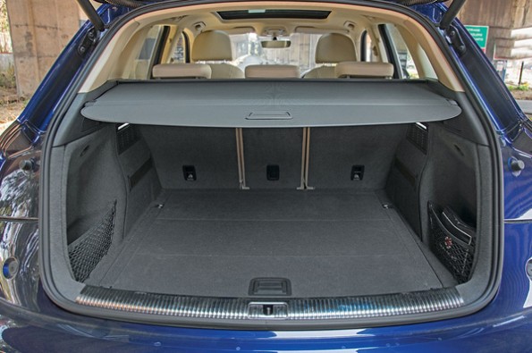 The boot in the Audi Q5.