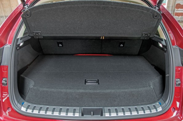 The boot in the Lexus NX300h.