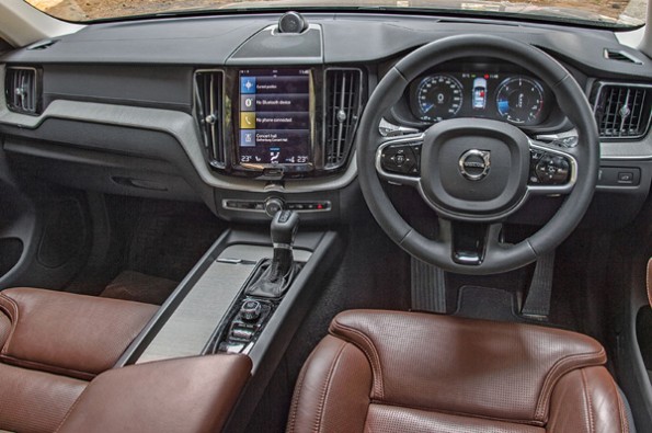 The XC60's cabin is feature rich while being very well built.