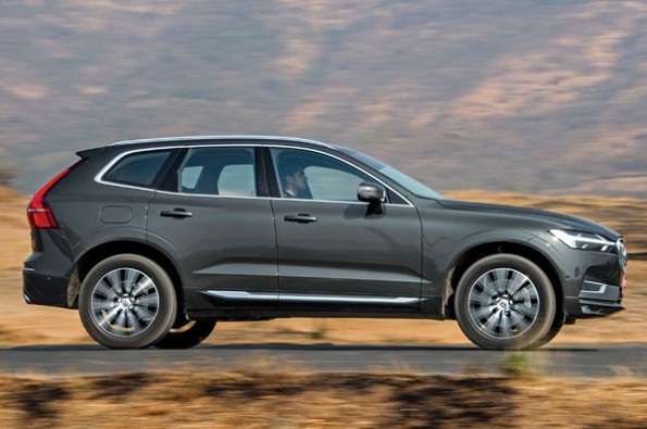 The XC60 is the only car in its segment with air-suspension.