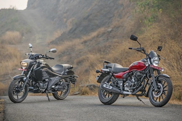 The styling of the two bikes are very different.