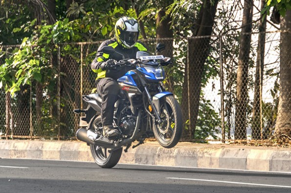 The X Blade has decent grunt for the city.