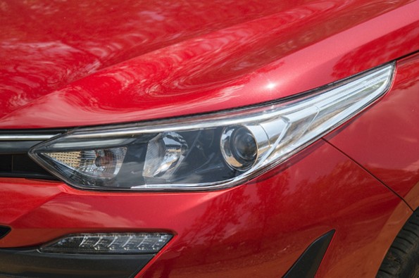 Nice swung-back headlight design.