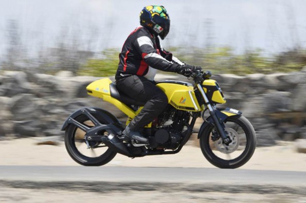 The bike uses the FZ16 as its base.