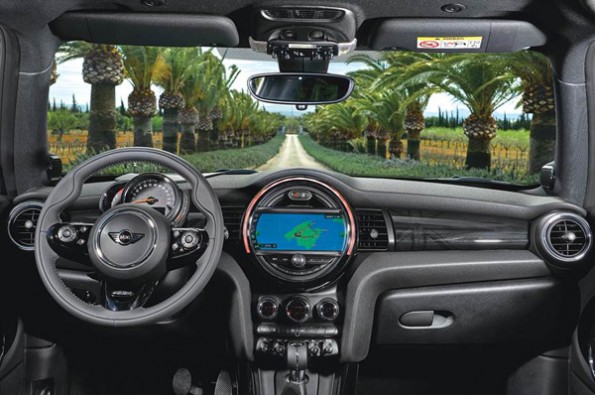 The Cooper S now gets a touchscreen.