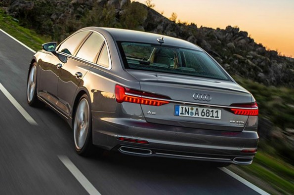 The horizontal theme is seen on the taillights and exhaust tips.