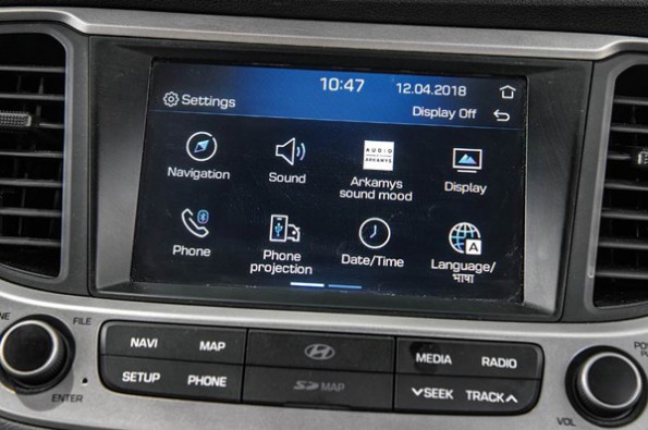 The infotainment in the Verna works well.