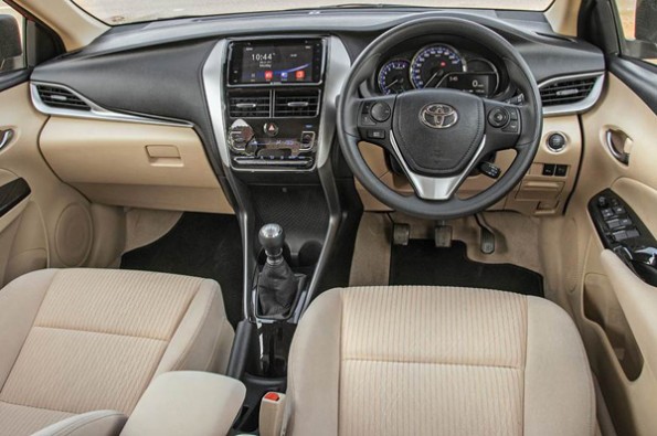 The interior has a good dose of silver, black and beige.