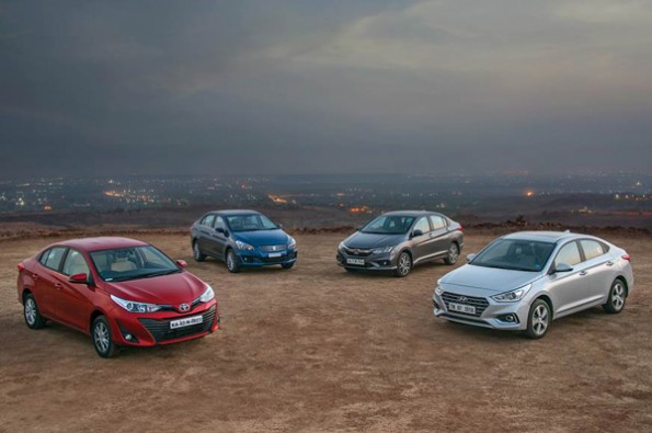 The Ciaz is the largest car here.