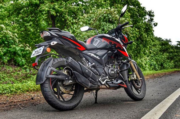 The rear of the bike looks sharp as well.