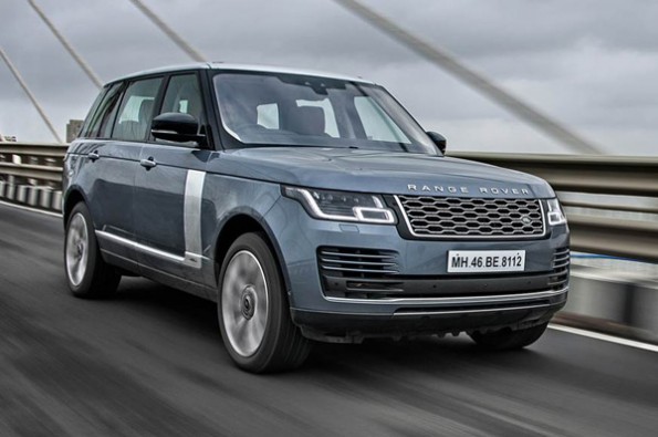 The size of the Range Rover is imposing.