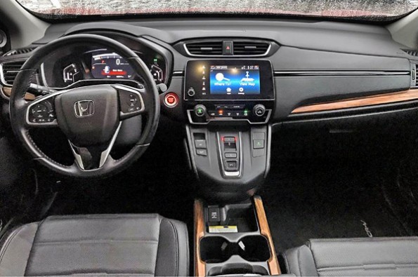 The interior features much higher quality materials.