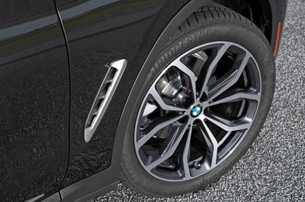 The huge 21 inch wheels on the car we drove.